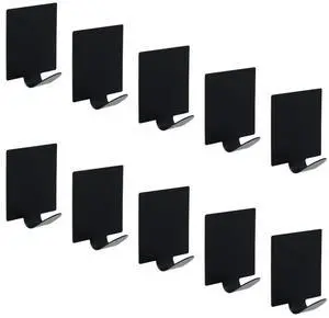 Pcs Self Adhesive Coat Hook Single Towel Clothes Hooks for Bathroom Kitchen Wardrobe Window Glass Door Garage,No Drilling Key Hooks Utility Hooks Stainless Steel Matte Black Finish Pcs Self Adhesive Coat Hook Single Towel Clothes Hooks for Bathroom Kitchen Wardrobe Window Glass Door Garage,No Drilling Key Hooks Utility Hooks Stainless Steel Matte Black Finish