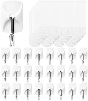 25 pcs Small wall Hooks for Hanging, Heavy Duty Towel Hanger for Bathroom with 28 no Damage Adhesive Removable Strips, Dorm Essentials forwreath,hat,Coat 25 pcs Small wall Hooks for Hanging, Heavy Duty Towel Hanger for Bathroom with 28 no Damage Adhesive Removable Strips, Dorm Essentials forwreath,hat,Coat