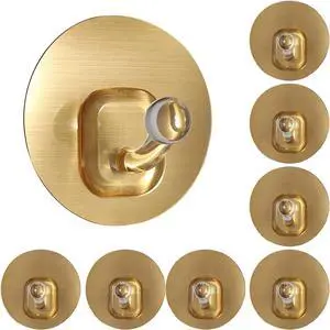 Adhesive Hooks for Hanging 10 Pack, Heavy Duty Wall Hooks 11 lbs, Self Adhesive Waterproof Sticky Robe Towel Hooks for Home, Bathroom, Kitchen, Outdoor Adhesive Hooks for Hanging 10 Pack, Heavy Duty Wall Hooks 11 lbs, Self Adhesive Waterproof Sticky Robe Towel Hooks for Home, Bathroom, Kitchen, Outdoor