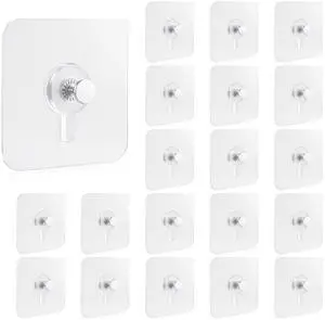 PCS Self-Adhesive Picture Hooks Transparent Waterproof Hangers No Drill Wall Mount Screw Sticky Hooks for Hanging Picture Frames Wall Decoration Mirrors Kitchenware PCS Self-Adhesive Picture Hooks Transparent Waterproof Hangers No Drill Wall Mount Screw Sticky Hooks for Hanging Picture Frames Wall Decoration Mirrors Kitchenware