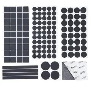 132 Pcs Non Slip Self-Adhesive Silicone Cuttable Furniture Pads, Anti-Sliding Anti-Scratch Rubber Floor Protectors for Any Furniture and Appliances - Black (Matte) 132 Pcs Non Slip Self-Adhesive Silicone Cuttable Furniture Pads, Anti-Sliding Anti-Scratch Rubber Floor Protectors for Any Furniture and Appliances - Black (Matte)