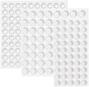 Cabinet Door Bumpers 4mm/5.5mm Thick - 3 Shapes 214 Pcs Variety Pack with Self-Adhesive Pads, Clear Rubber Bumper Feet Pads for Cabinet Stoppers, Drawers, Furniture Cabinet Door Bumpers 4mm/5.5mm Thick - 3 Shapes 214 Pcs Variety Pack with Self-Adhesive Pads, Clear Rubber Bumper Feet Pads for Cabinet Stoppers, Drawers, Furniture