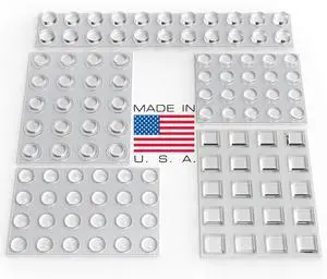 Clear Adhesive Bumper Pads 106-PC Combo Pack (Round, Spherical, Square) - Sound Dampening Transparent Rubber Feet for Cabinet Doors, Drawers, Glass Tops, Picture Frames, Cutting Boards Clear Adhesive Bumper Pads 106-PC Combo Pack (Round, Spherical, Square) - Sound Dampening Transparent Rubber Feet for Cabinet Doors, Drawers, Glass Tops, Picture Frames, Cutting Boards