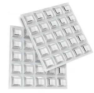 Clear Rubber Feet (50 Pack) Self Stick Bumper Pads - Made in USA - Adhesive Square Bumpers for Electronics, Speakers, Laptop, Appliances, Furniture, Computers Clear Rubber Feet (50 Pack) Self Stick Bumper Pads - Made in USA - Adhesive Square Bumpers for Electronics, Speakers, Laptop, Appliances, Furniture, Computers