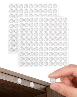 200PCS Clear Silicone Cabinet Door Bumpers, Self Adhesive Soft Rubber Sound Dampening Bumper Pads, Noise Reduction Anti Slip Cushion for Kitchen Drawers, Cupboards, Furniture, Picture Frames 200PCS Clear Silicone Cabinet Door Bumpers, Self Adhesive Soft Rubber Sound Dampening Bumper Pads, Noise Reduction Anti Slip Cushion for Kitchen Drawers, Cupboards, Furniture, Picture Frames