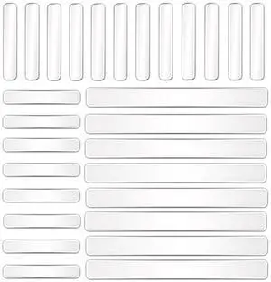 28PCS Wall Bumpers, Clear Cabinet Door Bumper Ultra-Strong Clear Silicone Strips, Rubber Bumpers Self Adhesive Anti-Collision Pads Wall Protector for Furniture, Cabinets, Doors, Toilets 28PCS Wall Bumpers, Clear Cabinet Door Bumper Ultra-Strong Clear Silicone Strips, Rubber Bumpers Self Adhesive Anti-Collision Pads Wall Protector for Furniture, Cabinets, Doors, Toilets
