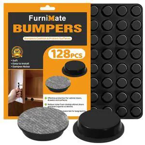 Rubber Feet for Electronics, 128PCS Adhesive Small Stick on Rubber Feet 1/2 inches, Rubber Bumpers Self Adhesive Black Rubber Feet for Electronics, 128PCS Adhesive Small Stick on Rubber Feet 1/2 inches, Rubber Bumpers Self Adhesive Black