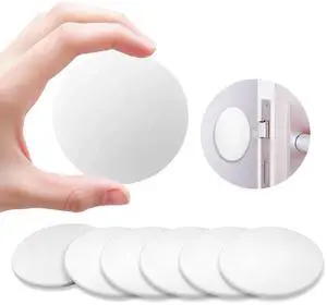 Door Stoppers for Wall,3.15" Large White Silicone Door Bumpers 6 Pack, Self Adhesive Door Knob Wall Protector, Quiet Shock Absorbent Door Stops to Cover Up Damage & Protect Wall Surfaces Door Stoppers for Wall,3.15" Large White Silicone Door Bumpers 6 Pack, Self Adhesive Door Knob Wall Protector, Quiet Shock Absorbent Door Stops to Cover Up Damage & Protect Wall Surfaces