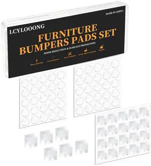 Clear Cabinet Door Bumpers Pads, Self-Adhesive Silicone Non-Slip Pads Clear Cabinet Door Bumpers Pads, Self-Adhesive Silicone Non-Slip Pads