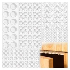 Clear Cabinet Door Bumpers Stopper Drawer Furniture Pads,187PCS Clear Cabinet Door Bumpers Stopper Drawer Furniture Pads,187PCS
