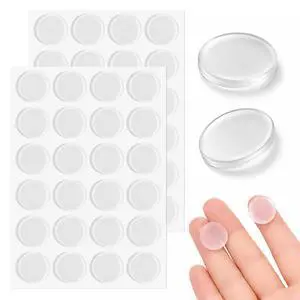 48Pcs Clear Glass Table Top Anti Slip Sticky Pads 20mm×2mm Rubber Bumpers Self Adhesive 3/4" Clear Furniture Grippers Cabinet Door Bumpers Silicone Feet Non Slip Dots for Cabinet Cutting Board 48Pcs Clear Glass Table Top Anti Slip Sticky Pads 20mm×2mm Rubber Bumpers Self Adhesive 3/4" Clear Furniture Grippers Cabinet Door Bumpers Silicone Feet Non Slip Dots for Cabinet Cutting Board