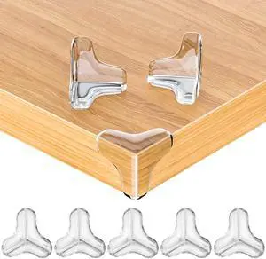 8 Pack Large Clear Corner Protectors for Baby Proofing Furniture - Table Edge Guards and Bumpers 8 Pack Large Clear Corner Protectors for Baby Proofing Furniture - Table Edge Guards and Bumpers
