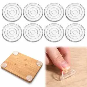 8PCS Silicone Feet for Cutting Board Non-Slip Feet 1.2 Inch Rubber Pads 8PCS Silicone Feet for Cutting Board Non-Slip Feet 1.2 Inch Rubber Pads