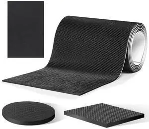 Non Slip Furniture Pads, Self Adhesive Rubber Pads with Anti Skid Stickers, Cuttable Rubber Sheet for Furniture and Appliances (4 × 40) Non Slip Furniture Pads, Self Adhesive Rubber Pads with Anti Skid Stickers, Cuttable Rubber Sheet for Furniture and Appliances (4 × 40)
