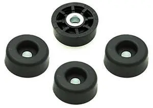 4 Super Soft Round Rubber Feet Bumpers .437 Inch H X 1.062 Inch D - Perfect for Furniture, Tables, Chairs, Sofas, Benches, Chests. Made in USA 4 Super Soft Round Rubber Feet Bumpers .437 Inch H X 1.062 Inch D - Perfect for Furniture, Tables, Chairs, Sofas, Benches, Chests. Made in USA
