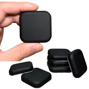 Door Knob Wall Protectors - Square Silicone Door Stoppers for Wall & Furniture, Adhesive Quiet Shock-Absorbent Guard Bumpers, Thick Door Handle Stopper (6Pack, Black) Door Knob Wall Protectors - Square Silicone Door Stoppers for Wall & Furniture, Adhesive Quiet Shock-Absorbent Guard Bumpers, Thick Door Handle Stopper (6Pack, Black)