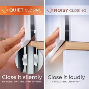 Jelly Button Cabinet Door Bumpers 256 Pack, Clear Self-Adhesive Rubber Pads 0.5" Thick with Sound-Dampening Design Compatible with Drawers, Furniture and Walls Also Function as Anti-Slam Stoppers Jelly Button Cabinet Door Bumpers 256 Pack, Clear Self-Adhesive Rubber Pads 0.5" Thick with Sound-Dampening Design Compatible with Drawers, Furniture and Walls Also Function as Anti-Slam Stoppers