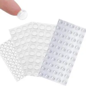 Cabinet Door Bumpers 164 Pack, Clear Silicone Self Adhesive No Slam Pads for Cabinets, Drawers, Picture Frames, Cutting Boards and Furniture 3 Shapes, 1/2 Inch, Sound Dampening Cabinet Door Bumpers 164 Pack, Clear Silicone Self Adhesive No Slam Pads for Cabinets, Drawers, Picture Frames, Cutting Boards and Furniture 3 Shapes, 1/2 Inch, Sound Dampening