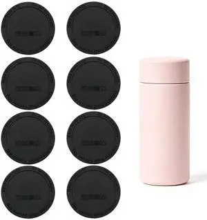 8 Packs 65mm(2.56 Inch) Tumbler Bottom Protector, Non-Slip Rubber Pads for Skinny Tumblers, Thermal Bottles & Mason Jars, Silicone Adhesive Bumpers for Desk Protection (Black) 8 Packs 65mm(2.56 Inch) Tumbler Bottom Protector, Non-Slip Rubber Pads for Skinny Tumblers, Thermal Bottles & Mason Jars, Silicone Adhesive Bumpers for Desk Protection (Black)
