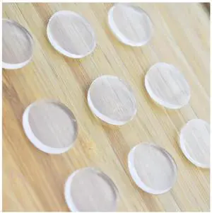 Extremely Soft Clear Glass Table Top Anti Slip Bumper Pads Non-Adhesive Rubber Spacers Dots,3mm Thickness. 20Count Extremely Soft Clear Glass Table Top Anti Slip Bumper Pads Non-Adhesive Rubber Spacers Dots,3mm Thickness. 20Count