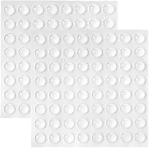 200 PCS Clear Cabinet Door Bumpers 1/4 Inch (6mm x 2mm) Silicone Door Stoppers for Cabinets and Drawers 200 PCS Clear Cabinet Door Bumpers 1/4 Inch (6mm x 2mm) Silicone Door Stoppers for Cabinets and Drawers