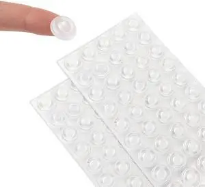 Silicone Cabinet Bumpers 100pcs 13mm Clear, Self-Adhesive Silicone, Anti-Collision, Noise-Reducing & Anti-Slip, Fit for Doors, Windows & Cabinets, Ideal as Cabinet Stoppers Silicone Cabinet Bumpers 100pcs 13mm Clear, Self-Adhesive Silicone, Anti-Collision, Noise-Reducing & Anti-Slip, Fit for Doors, Windows & Cabinets, Ideal as Cabinet Stoppers