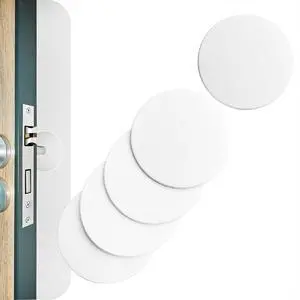5 PCS Door Stoppers wall 3.15" White Silicone Door Stop Bumper Door knob wall Protector Strong Back Self Adhesive for Office Home 5 PCS Door Stoppers wall 3.15" White Silicone Door Stop Bumper Door knob wall Protector Strong Back Self Adhesive for Office Home