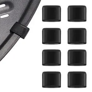 8 Pieces Air Fryer Rubber Bumpers, Black Air Fryer Replacement Rubber Tips for Power XL Air Fryer Grill Pan 8 Pieces Air Fryer Rubber Bumpers, Black Air Fryer Replacement Rubber Tips for Power XL Air Fryer Grill Pan