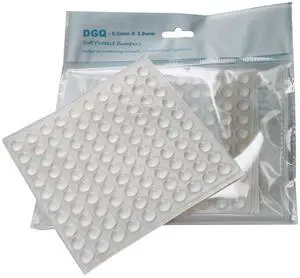 100Pack Round Small Clear Soft Cabinet Bumpers 3/8" Diameter Rubber Pad 9.5mmX3.8mm Silicon Bumpers 100Pack Round Small Clear Soft Cabinet Bumpers 3/8" Diameter Rubber Pad 9.5mmX3.8mm Silicon Bumpers