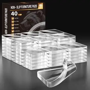 40 PCS Non Slip Furniture Pads, Phixbear Anti Vibration Pads, Reusable Multifunctional Self-Adhesive Silicone Pad, Shockproof and Silent, for Anti-Slip on Tables, Sofas, Beds, and Floor Protection 40 PCS Non Slip Furniture Pads, Phixbear Anti Vibration Pads, Reusable Multifunctional Self-Adhesive Silicone Pad, Shockproof and Silent, for Anti-Slip on Tables, Sofas, Beds, and Floor Protection