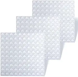 300PCS Clear Cabinet Door Bumpers, Rubber Bumpers Self Adhesive, Sound Dampening Cabinet Stoppers for Kitchen, Picture Frame, Cupboard, Drawer 300PCS Clear Cabinet Door Bumpers, Rubber Bumpers Self Adhesive, Sound Dampening Cabinet Stoppers for Kitchen, Picture Frame, Cupboard, Drawer