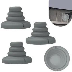 4 PCS Silicone Car Door Bumper Guard Pads, 1.1" x 1.42" Car Side Door Silent & Shock Absorbers Protector, Self-Adhesive Doors Edge Guard Set, Universal for Most Cars (Gray) 4 PCS Silicone Car Door Bumper Guard Pads, 1.1" x 1.42" Car Side Door Silent & Shock Absorbers Protector, Self-Adhesive Doors Edge Guard Set, Universal for Most Cars (Gray)