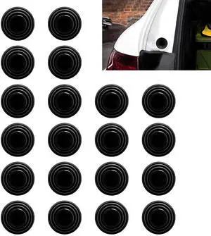 20PCS Car Door Shock Absorber Pad, Silicone Door Edge Guard Bumper Cushion Gasket, Self Adhesive Cars Side Edge Strike Protector, Universal Doors Soundproof Shock Absorber Crash Cushion 20PCS Car Door Shock Absorber Pad, Silicone Door Edge Guard Bumper Cushion Gasket, Self Adhesive Cars Side Edge Strike Protector, Universal Doors Soundproof Shock Absorber Crash Cushion