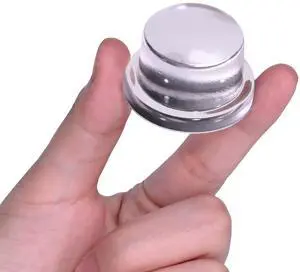 Upgraded 1" Thick x 1.5" Base Clear Silicone Door Stoppers for Wall Door Knob Wall Protector & Door Bumper, Self-Adhesive No Drill, Wall Protection & Noise Reduction, 1 Pack Upgraded 1" Thick x 1.5" Base Clear Silicone Door Stoppers for Wall Door Knob Wall Protector & Door Bumper, Self-Adhesive No Drill, Wall Protection & Noise Reduction, 1 Pack