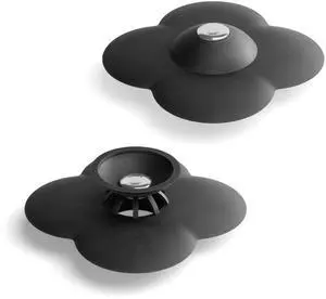 Bloom Drain Stop and Hair Catcher Dual Purpose Bathtub Drain Strainer and Stopper with Decorative Floral Design, Anti-Clog Bathroom Accessory for Tubs and Showers Black Bloom Drain Stop and Hair Catcher Dual Purpose Bathtub Drain Strainer and Stopper with Decorative Floral Design, Anti-Clog Bathroom Accessory for Tubs and Showers Black