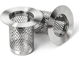 Bathroom Sink Drain Strainer, 304 Stainless Steel Hair Catcher for Bathtub Shower Floor Drain, Bathtub Drain Cover Strainer Basket Fit 1.1" to 1.97" Drain Hole (2PCS) Bathroom Sink Drain Strainer, 304 Stainless Steel Hair Catcher for Bathtub Shower Floor Drain, Bathtub Drain Cover Strainer Basket Fit 1.1" to 1.97" Drain Hole (2PCS)