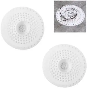 White Drain Hair Catcher Shower Drain Cover Hair Catcher Bathtub Drain Hair Catcher Silicone Tub Hair Catcher Drain Protector White Drain Hair Catcher Shower Drain Cover Hair Catcher Bathtub Drain Hair Catcher Silicone Tub Hair Catcher Drain Protector