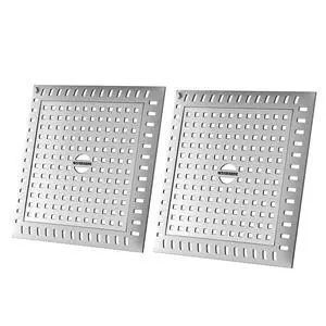 Drain Hair Catcher for Bathroom Sink,4.8" Stainless Steel and Silicone Shower Drain Covers Suitable for Drains and Bathroom Floors 2 Pack (2, Gray) Drain Hair Catcher for Bathroom Sink,4.8" Stainless Steel and Silicone Shower Drain Covers Suitable for Drains and Bathroom Floors 2 Pack (2, Gray)