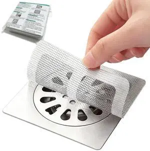 60 Pack Disposable Shower Drain Hair Catcher Mesh Stickers, Square 3.93 Inches, Suitable for Drain Strainers in Bathrooms, Bathtubs, Kitchen Sinks, Washbasins. 60 Pack Disposable Shower Drain Hair Catcher Mesh Stickers, Square 3.93 Inches, Suitable for Drain Strainers in Bathrooms, Bathtubs, Kitchen Sinks, Washbasins.