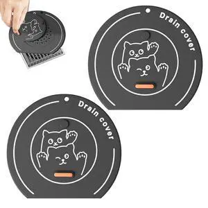 2-in-1 Shower Drain Hair Catcher & Bathtub Drain Hair Catcher 2-in-1 Shower Drain Hair Catcher & Bathtub Drain Hair Catcher