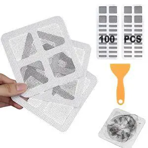 100 PCS 4"x4"Disposable Hair Drain Stickers, Anti-Blocking Filter Screen Self-Adhesive Mesh Drain Hair Drain Stickers with Scraper, Effective Hair Catcher for Shower, Bath, Kitchen Drain 100 PCS 4"x4"Disposable Hair Drain Stickers, Anti-Blocking Filter Screen Self-Adhesive Mesh Drain Hair Drain Stickers with Scraper, Effective Hair Catcher for Shower, Bath, Kitchen Drain