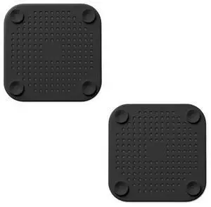 Square Silicone Drain Cover, 5.7 Inch Flat Shower Drain Hair Catcher with Suction Cups, TPR Drain Protector Stopper for Bathroom and Kitchen, Anti-Slip Floor Drain Strainer (2 Pack, Black) Square Silicone Drain Cover, 5.7 Inch Flat Shower Drain Hair Catcher with Suction Cups, TPR Drain Protector Stopper for Bathroom and Kitchen, Anti-Slip Floor Drain Strainer (2 Pack, Black)