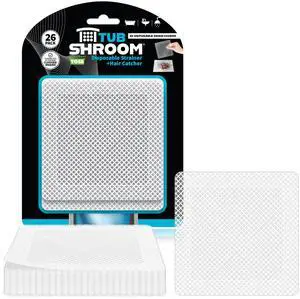 26 Pack Square Disposable Drain Cover - Hair Catcher Mesh Sticker Strainers for Shower Bathtub and Bathroom - Hair Catcher Sticker Drain Protector - Half Year Supply 26 Pack Square Disposable Drain Cover - Hair Catcher Mesh Sticker Strainers for Shower Bathtub and Bathroom - Hair Catcher Sticker Drain Protector - Half Year Supply