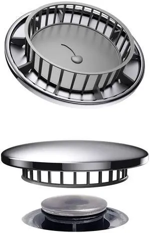 Tub Flo Stainless Steel Shower Drain Hair Catcher, Hair Stopper for Bathtub and Sink, Easy-Install Drain Filter, Fit for 0.75'' x 2.64" Sink Hole Tub Flo Stainless Steel Shower Drain Hair Catcher, Hair Stopper for Bathtub and Sink, Easy-Install Drain Filter, Fit for 0.75'' x 2.64" Sink Hole