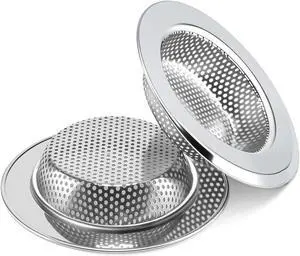 2PCS Sink Drain Strainer Set, 4.5 Inch Outer Diameter 2PCS Sink Drain Strainer Set, 4.5 Inch Outer Diameter