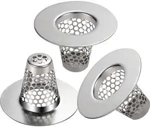Bathroom Sink Drain Strainers for 1.1"-1.25" Depth Than 1.6" Drain Hole Catcher for Bathroom Sink,Laundry, Utility, RV Sink.Small Conical Bathroom Sink Strainer Basket Bathroom Sink Drain Strainers for 1.1"-1.25" Depth Than 1.6" Drain Hole Catcher for Bathroom Sink,Laundry, Utility, RV Sink.Small Conical Bathroom Sink Strainer Basket