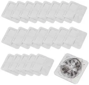 Disposable Shower Drain Hair Catcher, Disposable Hair Drain Stickers Drain Mesh Cover Bathroom Shower Drain Protector for Bathroom Laundry Kitchen Sink for Human and pet Hair (50) Disposable Shower Drain Hair Catcher, Disposable Hair Drain Stickers Drain Mesh Cover Bathroom Shower Drain Protector for Bathroom Laundry Kitchen Sink for Human and pet Hair (50)