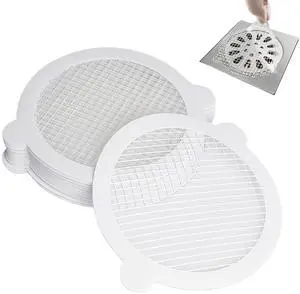 30 Pack Disposable Shower Drain Hair Catcher Hair Trap Drain Covers 4.3 Extra-Wide Mesh Hair Catcher for Shower, Sink, Laundry & Bathtub 30 Pack Disposable Shower Drain Hair Catcher Hair Trap Drain Covers 4.3 Extra-Wide Mesh Hair Catcher for Shower, Sink, Laundry & Bathtub