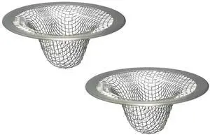 1.0" Small Drain Strainer, Sink Drain Hair Catcher, Bathroom Sink Drain Strainer, 2PCS Drain Mesh Baskets for Laundry, Mop Pool, Utility, Slop, RV Sink, Stainless Steel Drain Filter 1.0" Small Drain Strainer, Sink Drain Hair Catcher, Bathroom Sink Drain Strainer, 2PCS Drain Mesh Baskets for Laundry, Mop Pool, Utility, Slop, RV Sink, Stainless Steel Drain Filter