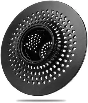 Drain Hair Catcher Tub Drain Protector, Stainless Steel Bathtub Shower Drain Hair Stopper Strainer Trap for Shower Bathroom Sink to Catch Hair (Black) Drain Hair Catcher Tub Drain Protector, Stainless Steel Bathtub Shower Drain Hair Stopper Strainer Trap for Shower Bathroom Sink to Catch Hair (Black)